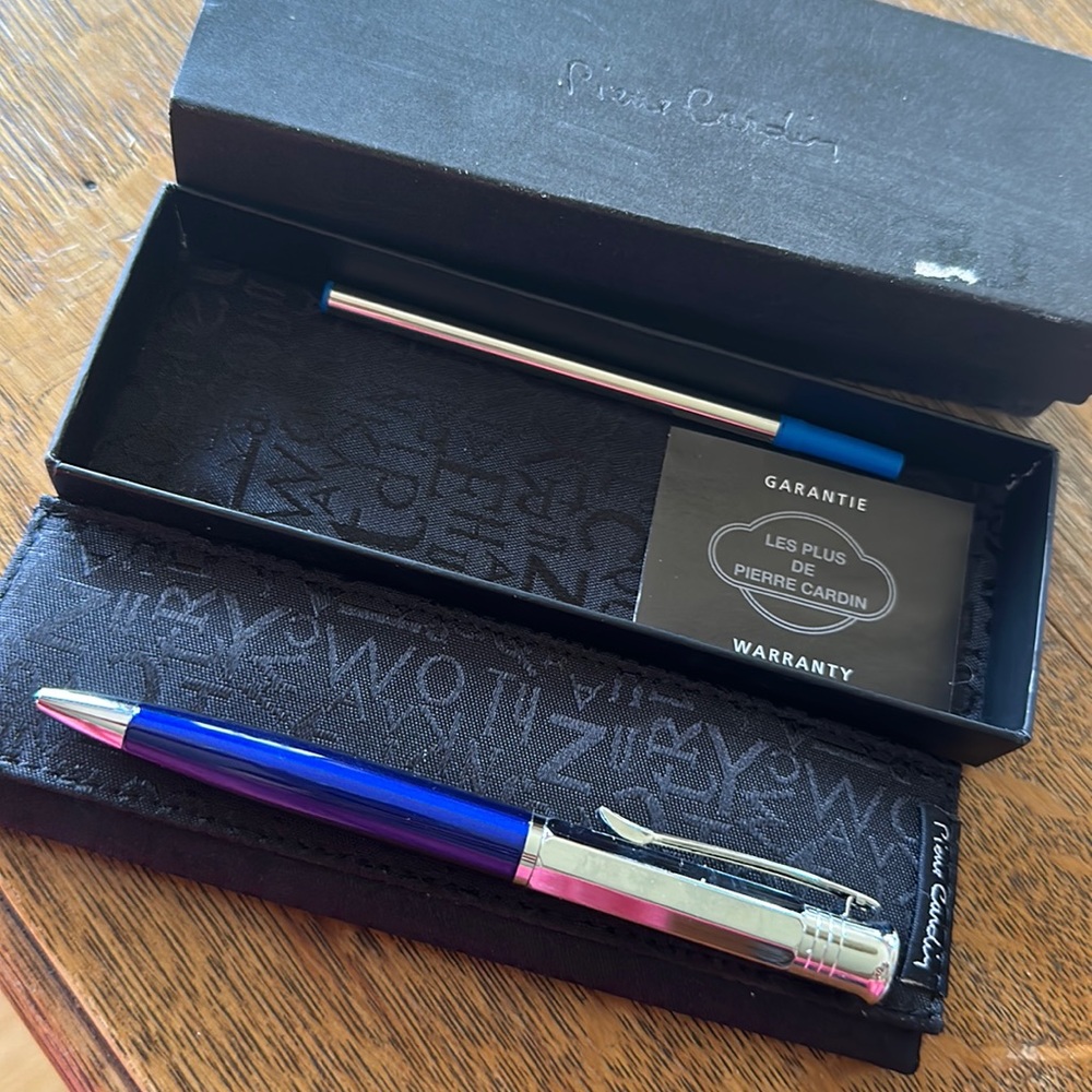 NWT Pierre Cardin Ball Point Roll Pen